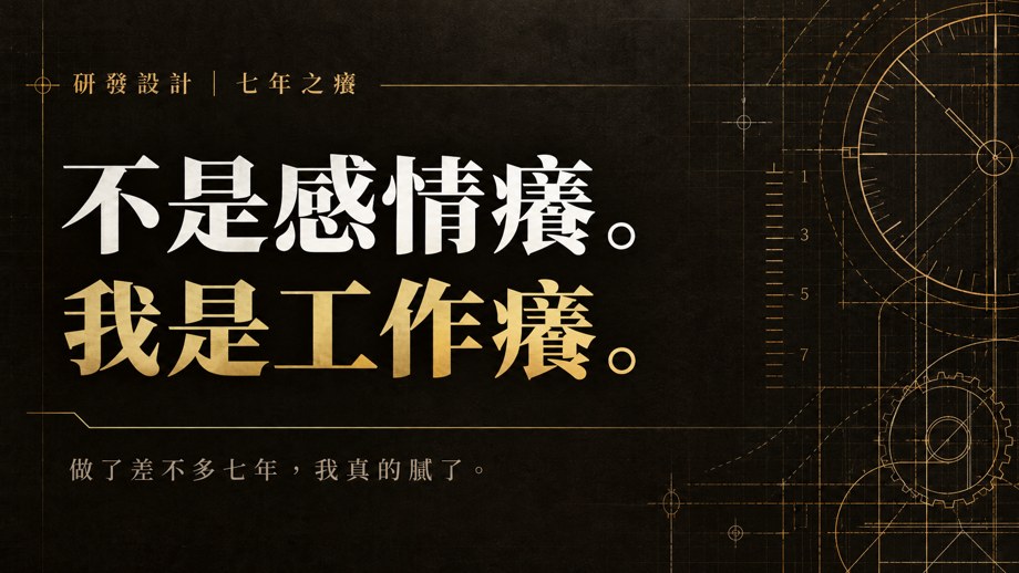 七年之癢|不是感情癢,我是工作癢
