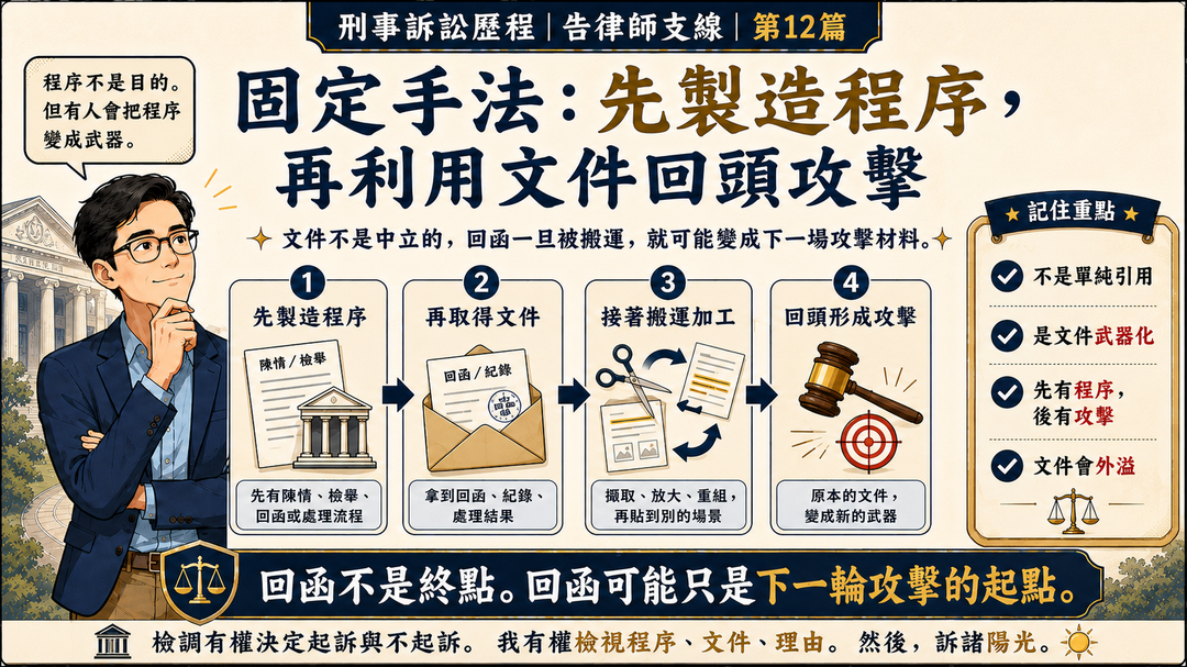 第二次補充：文件武器化不是想像｜結尾梗圖