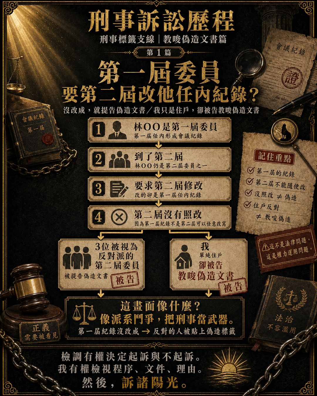 不是我先告他,是他先告我們一群人