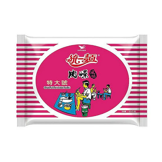 統一肉燥麵包裝