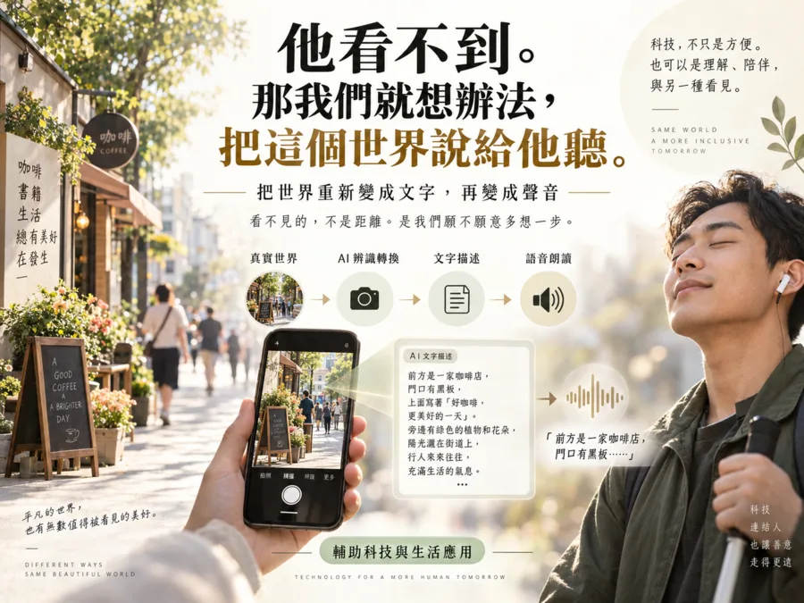 把世界重新變成文字，再變成聲音