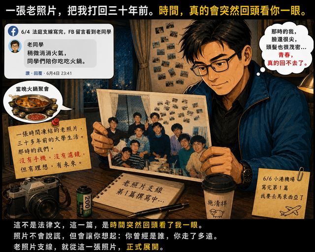 一張老照片,把我打回三十年前