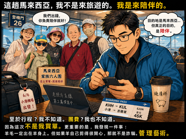 我不是來旅遊的,我是來陪伴的