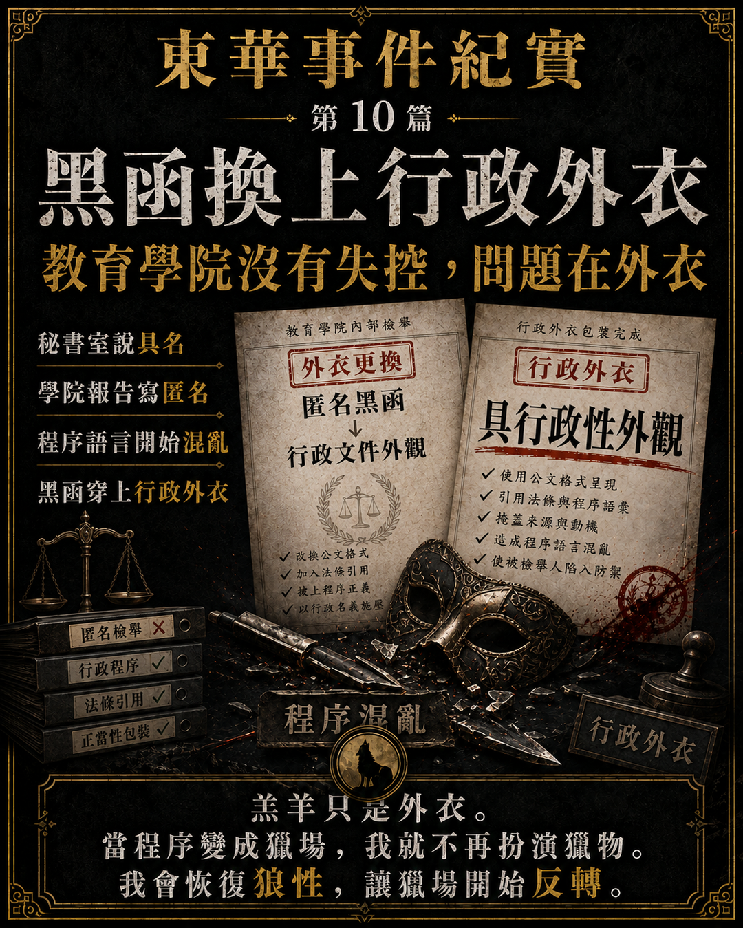 東華事件紀實第10篇梗圖