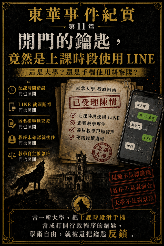 開門的鑰匙,竟然是上課時段使用 LINE