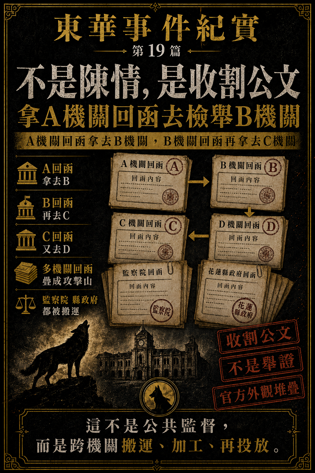 東華事件紀實第19篇梗圖
