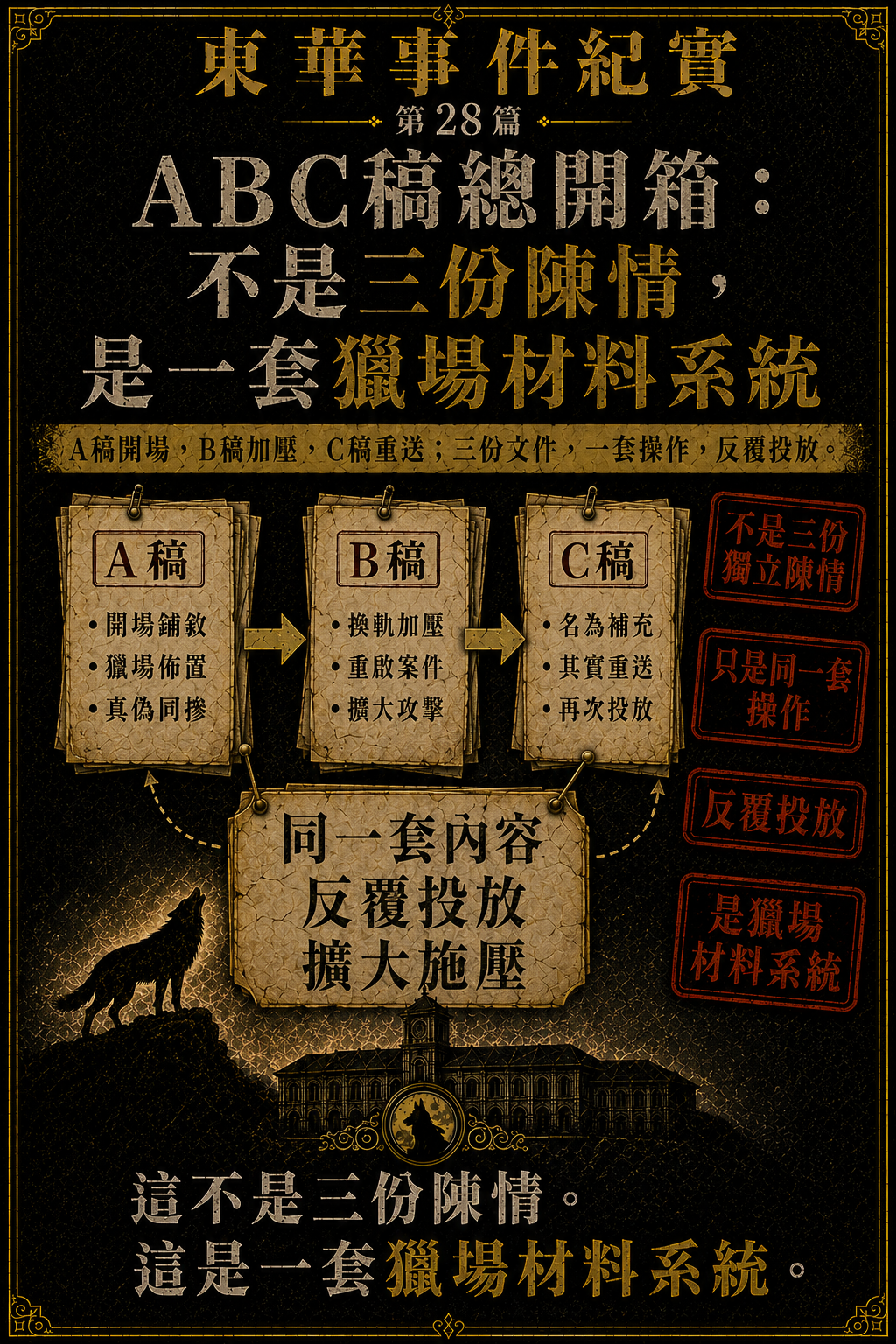 東華事件紀實第28篇梗圖