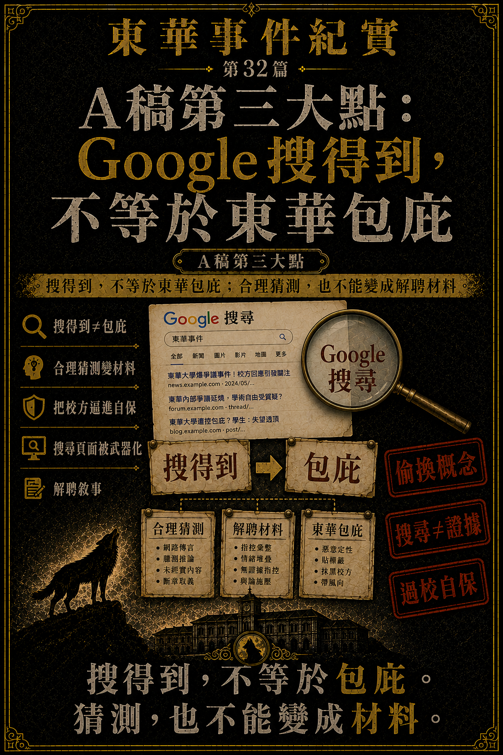 東華事件紀實第32篇梗圖