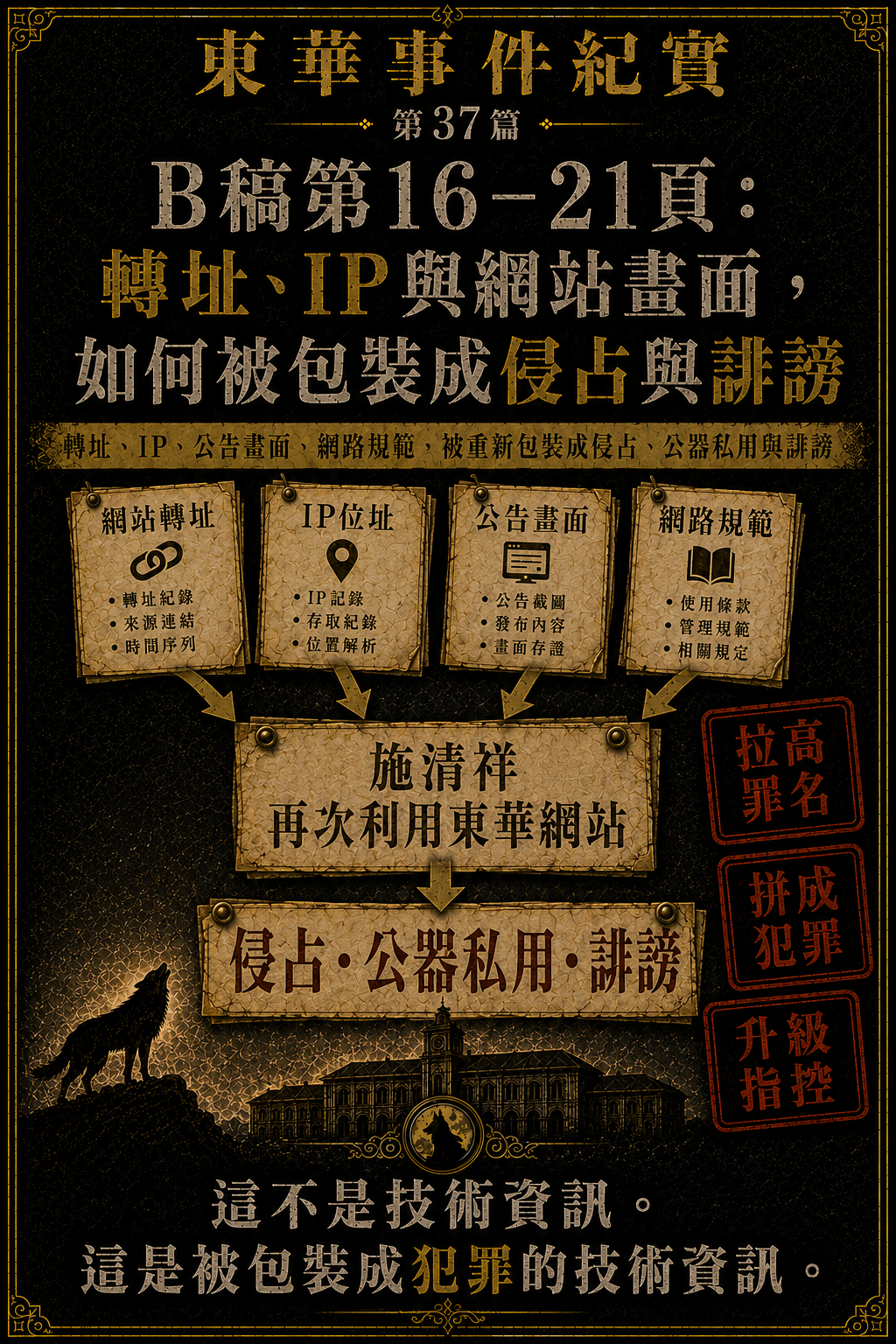 東華事件紀實第37篇梗圖
