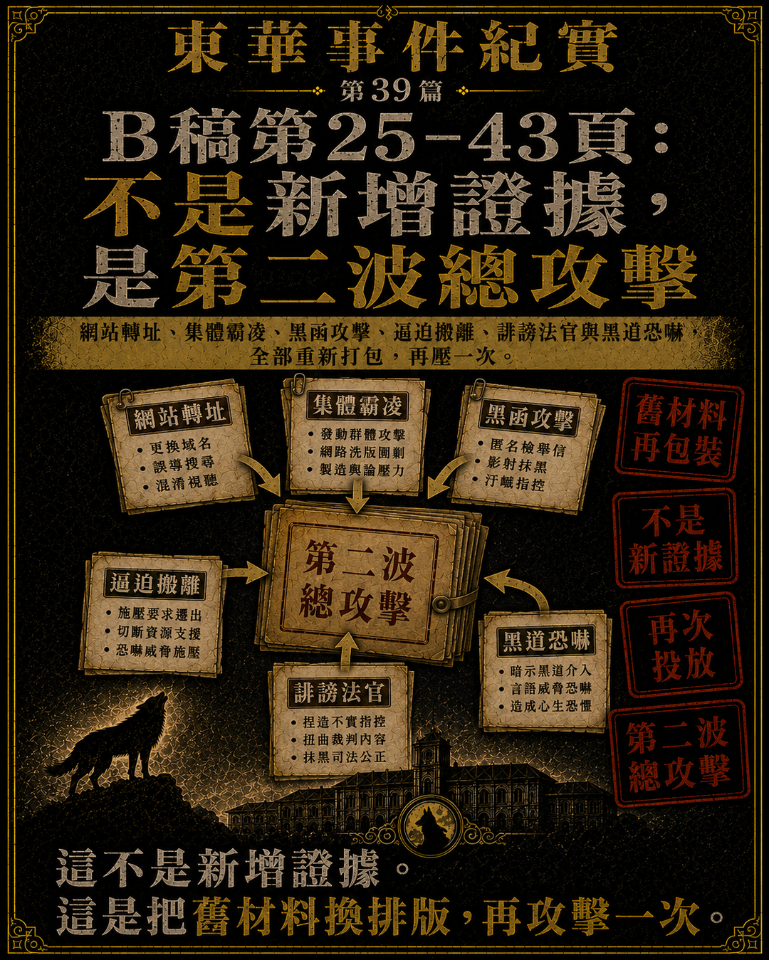 東華事件紀實第39篇梗圖