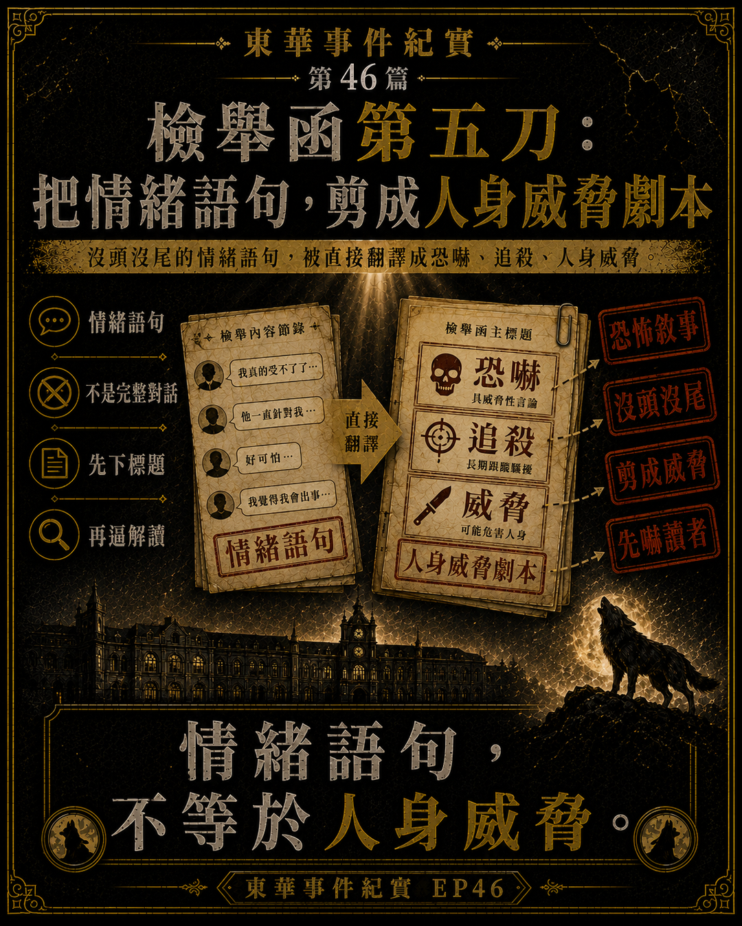 東華事件紀實第46篇梗圖