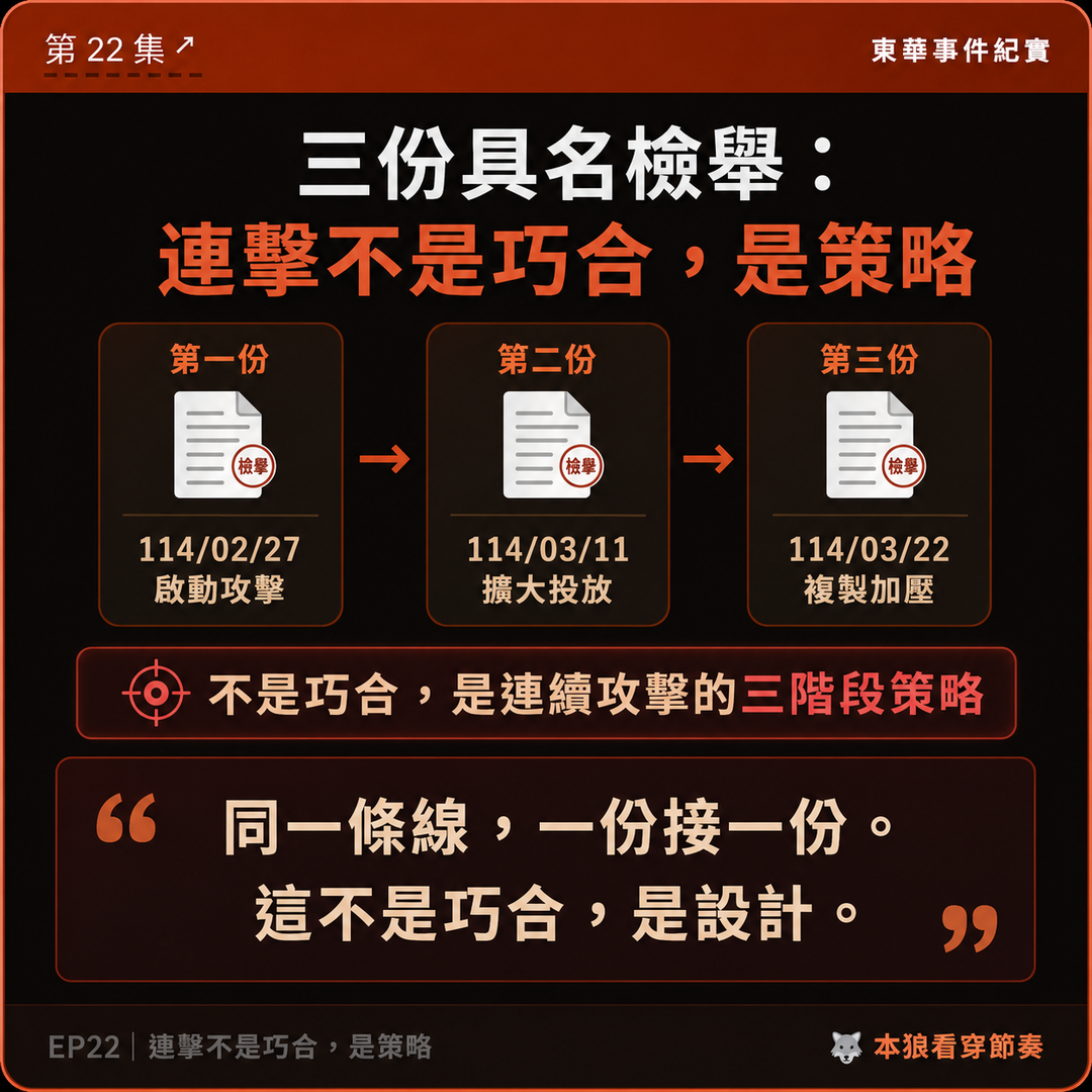東華事件紀實第22篇結尾梗圖