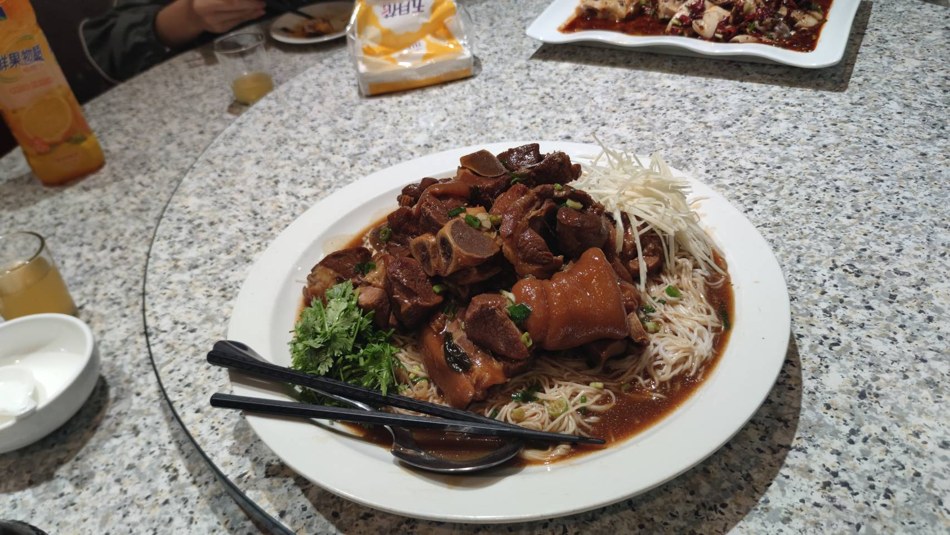 當晚吃飯菜色一