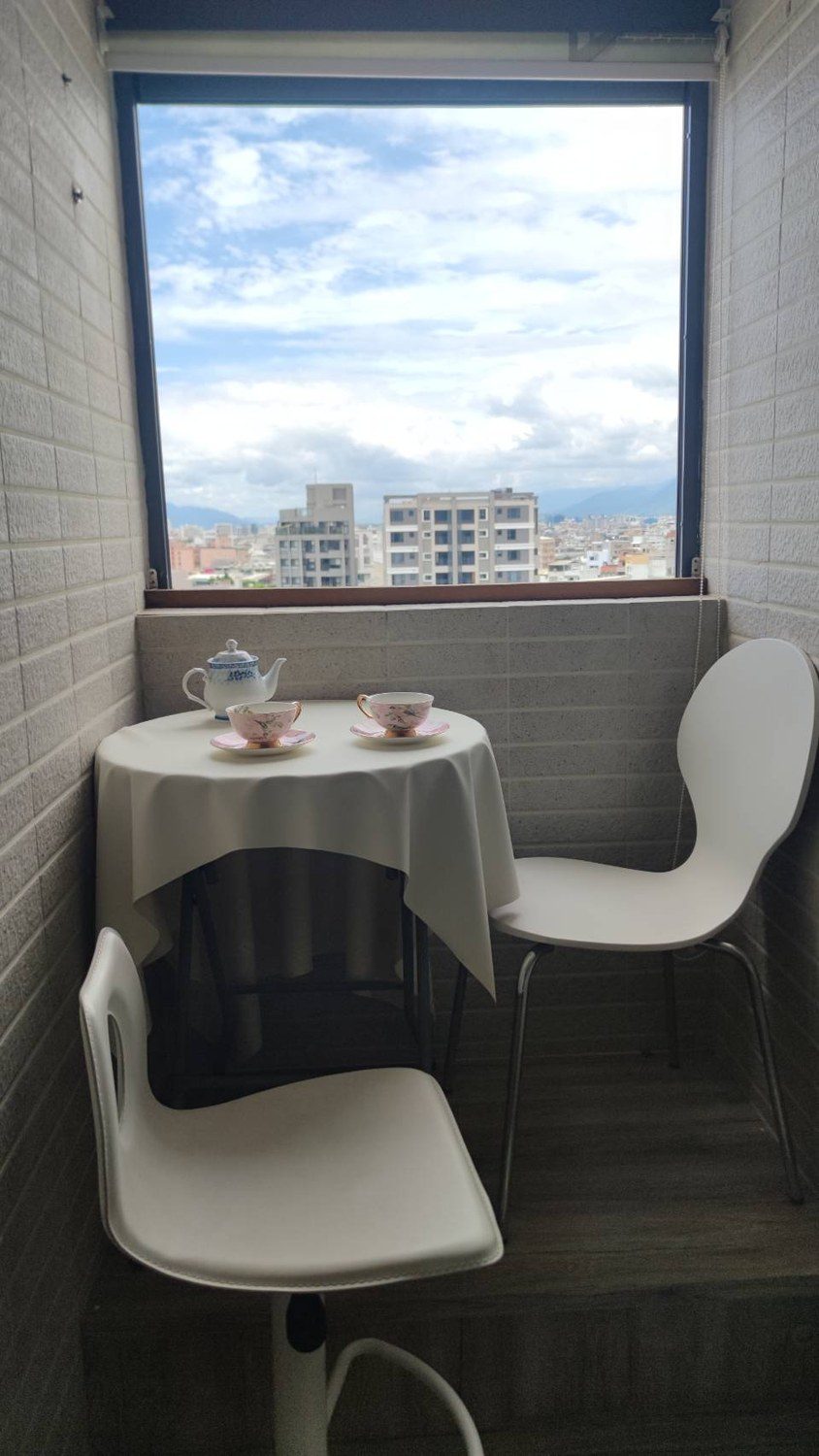 觀景小空間與茶桌